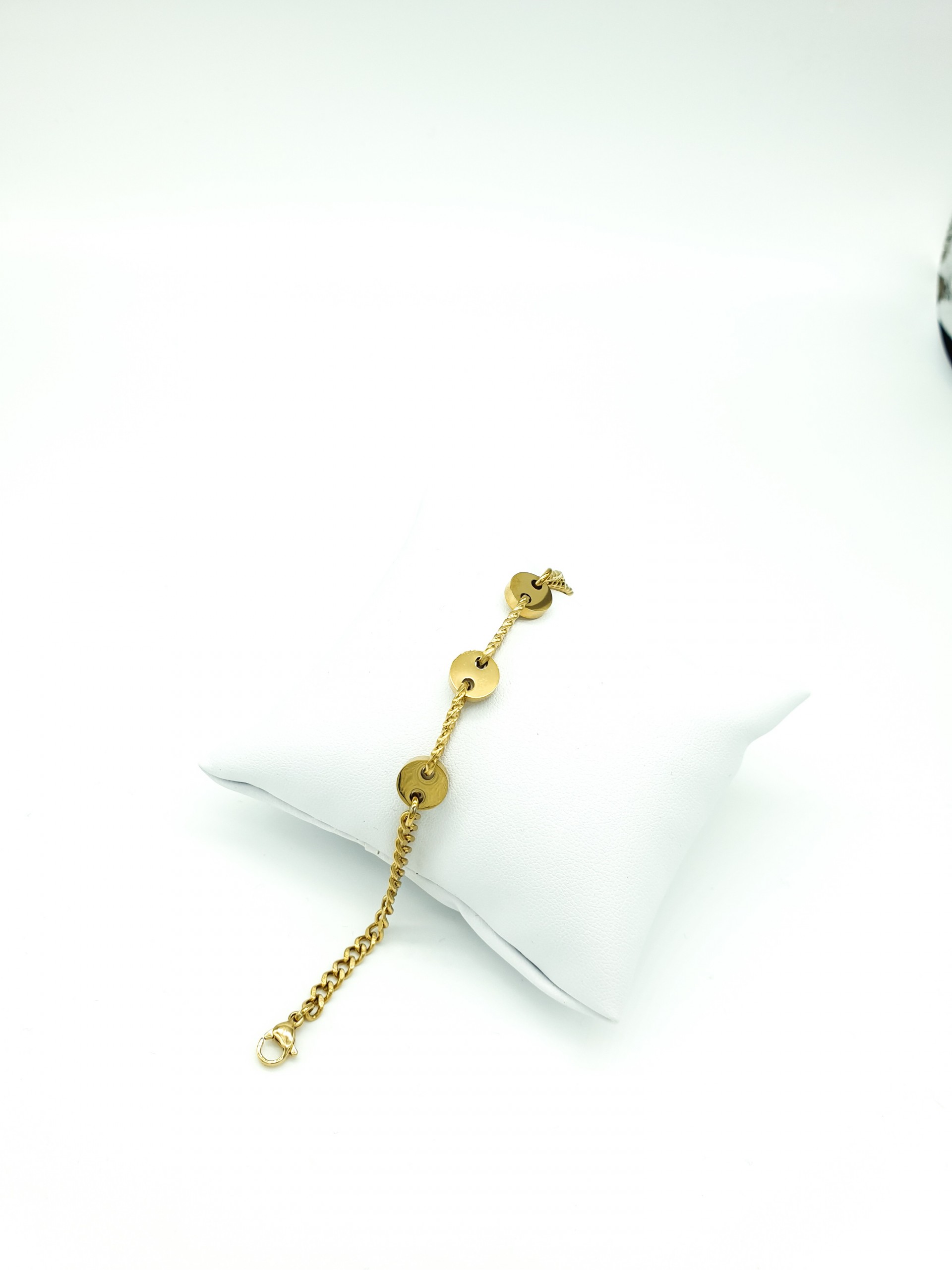 Βραχιόλι button χρυσό