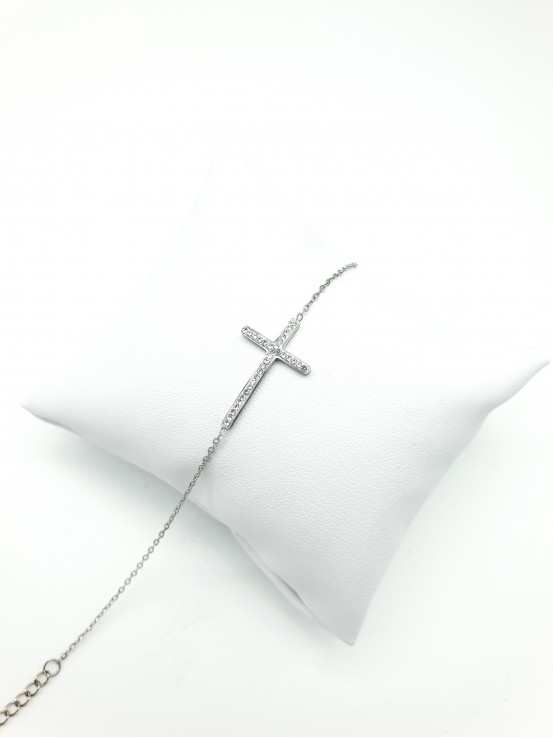 Βραχιόλι faith ασημί