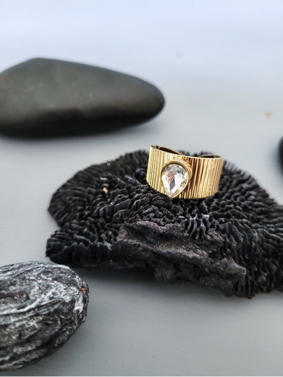 Δαχτυλίδι Elsi princess λευκό χρυσό