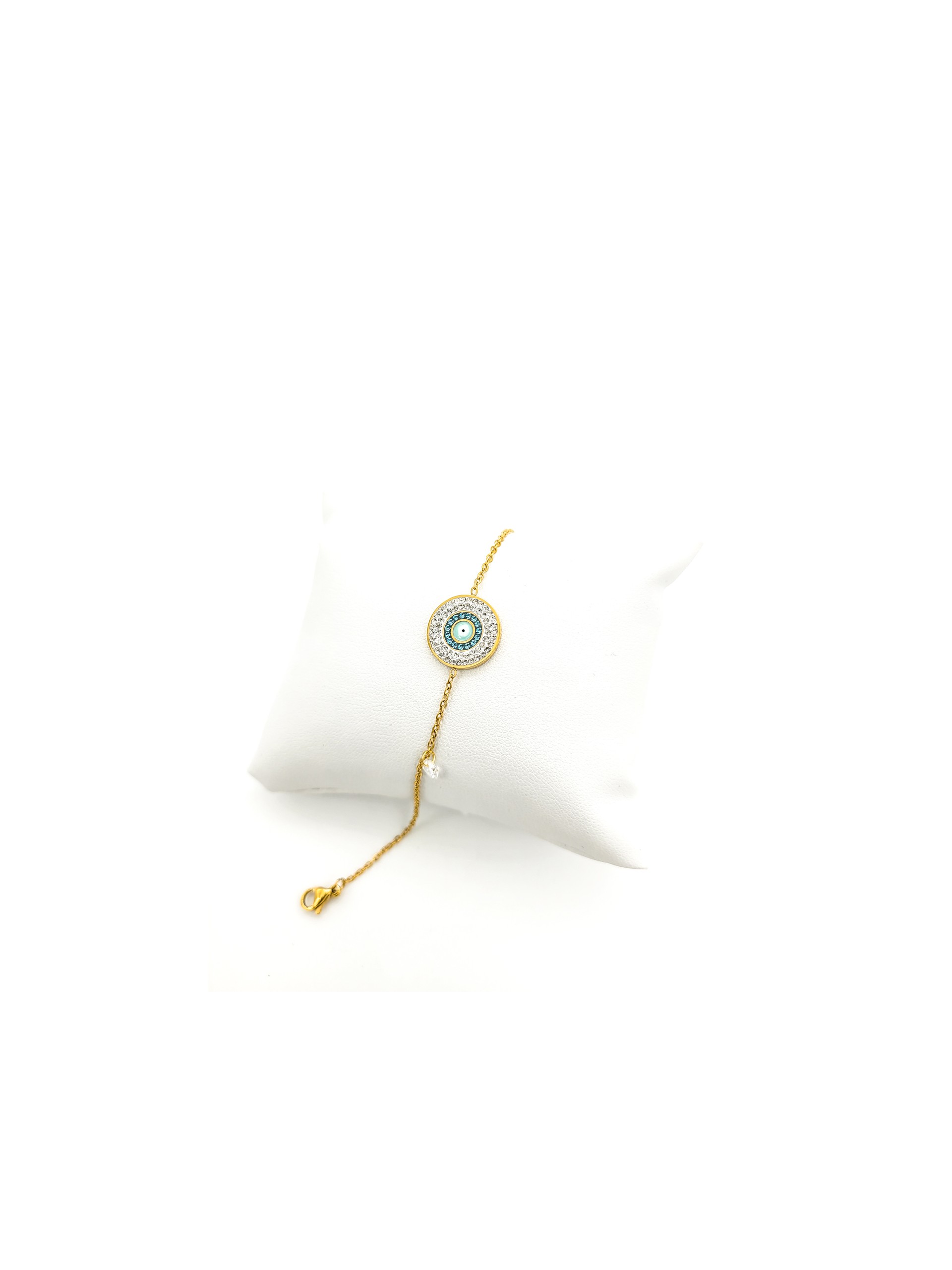 Βραχιόλι round-eye shiny χρυσό