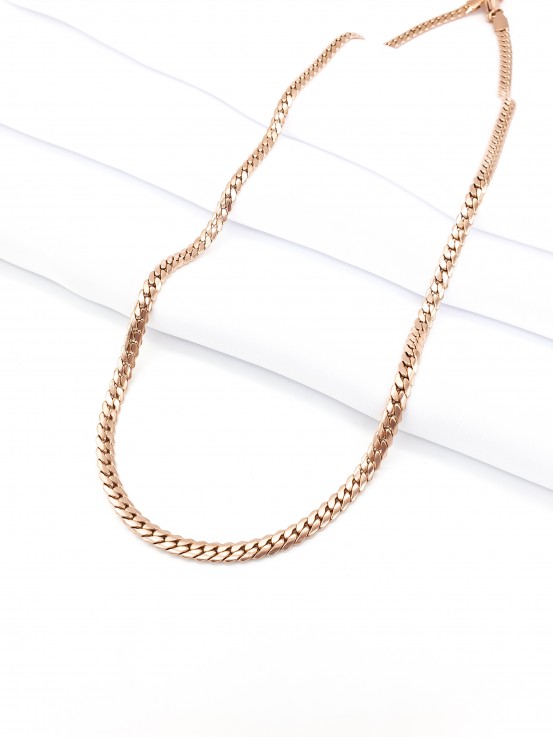 Κολιέ chain  ροζ χρυσό