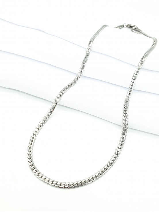 Κολιέ chain  ασημί