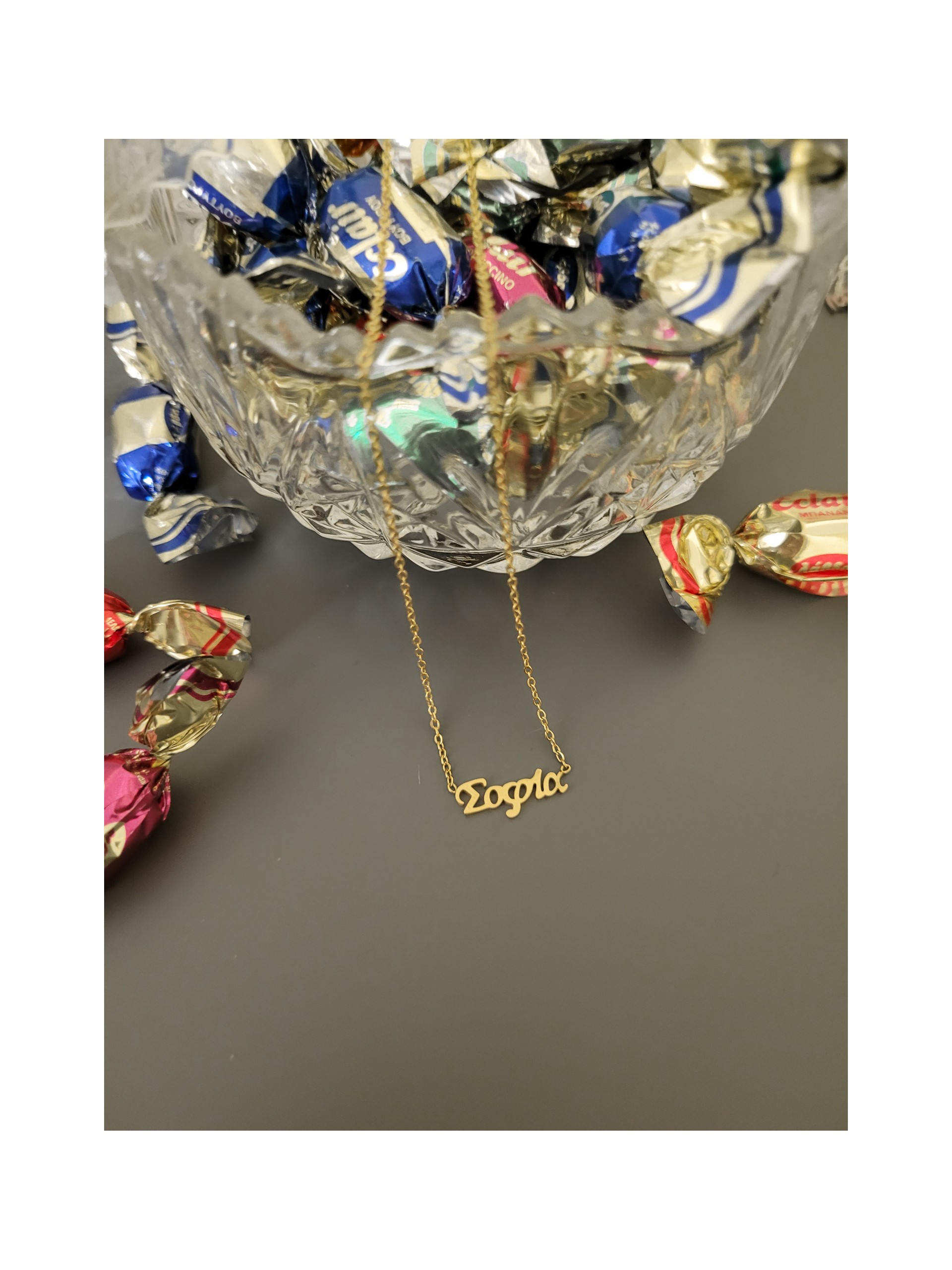 Κολιέ Σοφία χρυσό