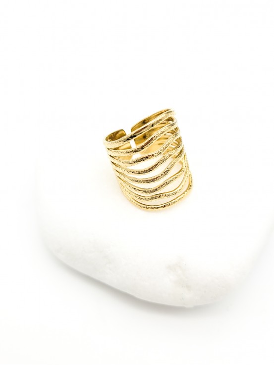 Δαχτυλίδι multi-string χρυσό