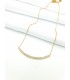 Κολιέ stick strass χρυσό