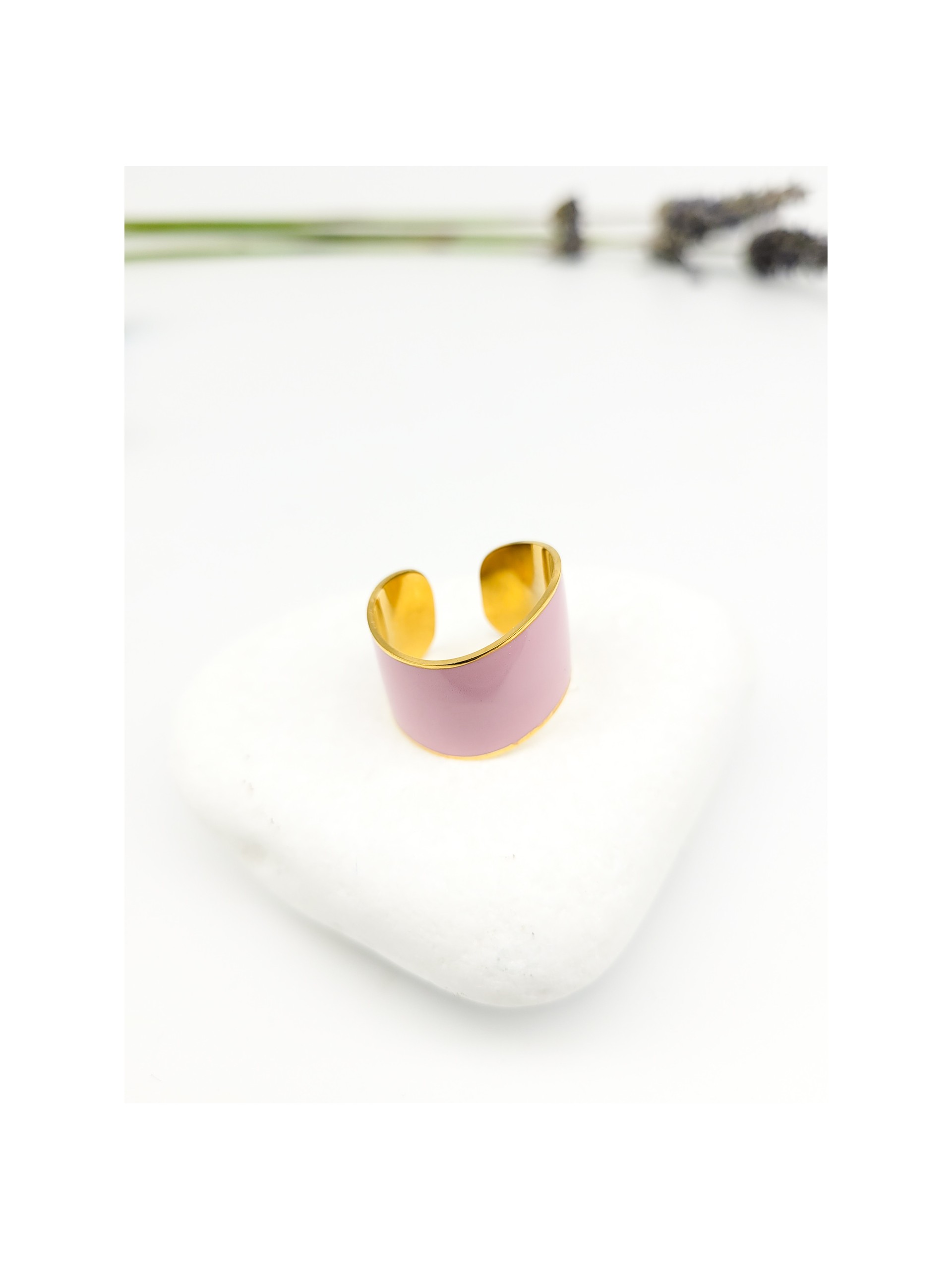 Δαχτυλίδι barrel ροζ