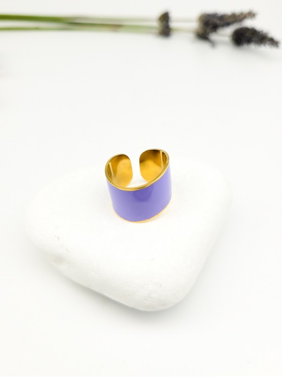 Δαχτυλίδι barrel λιλά