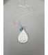 Κολιέ  Κωνσταντινάτο Tear ασημί