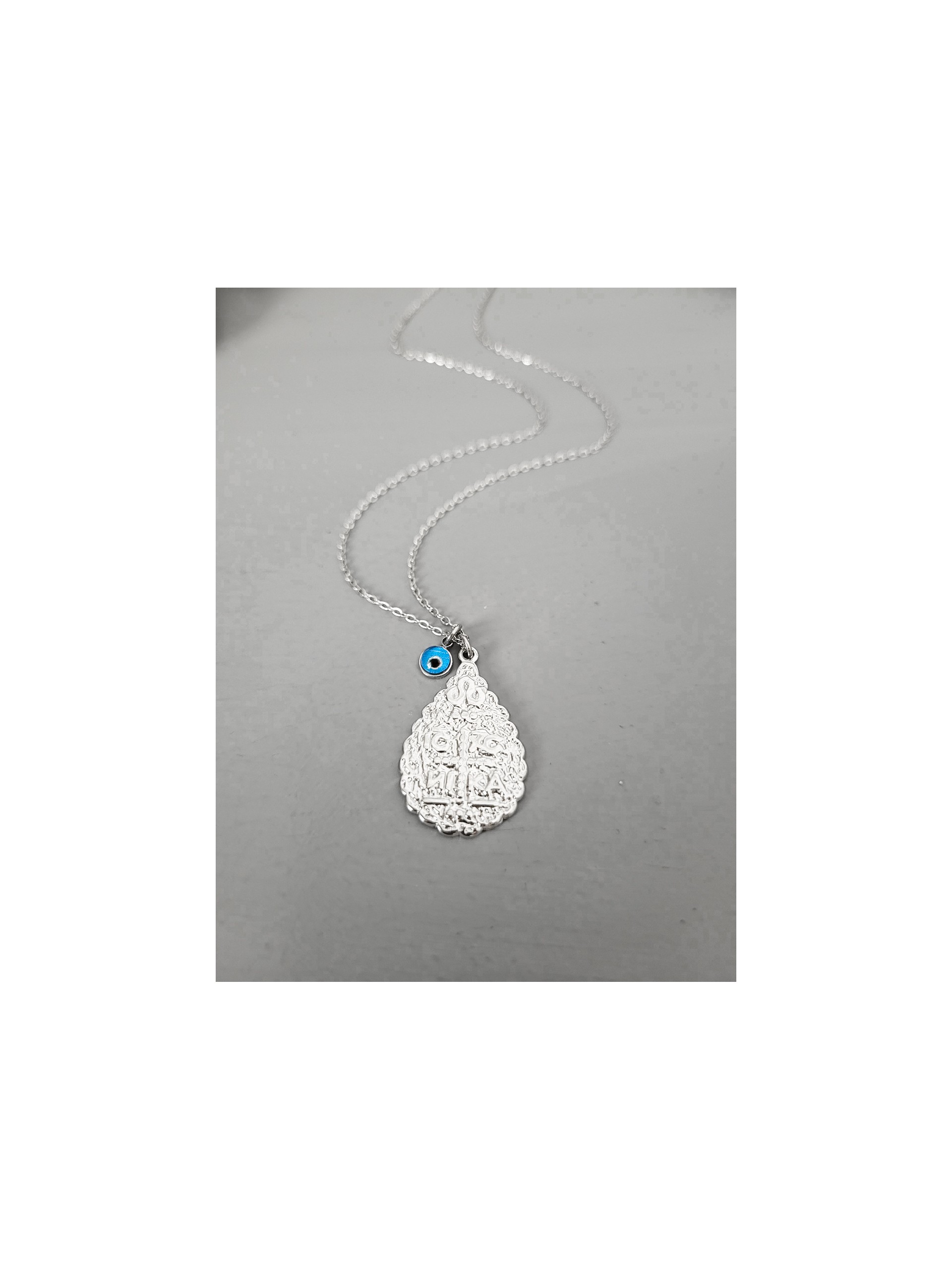 Κολιέ  Κωνσταντινάτο Tear ασημί