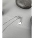 Κολιέ  Κωνσταντινάτο Tear ασημί