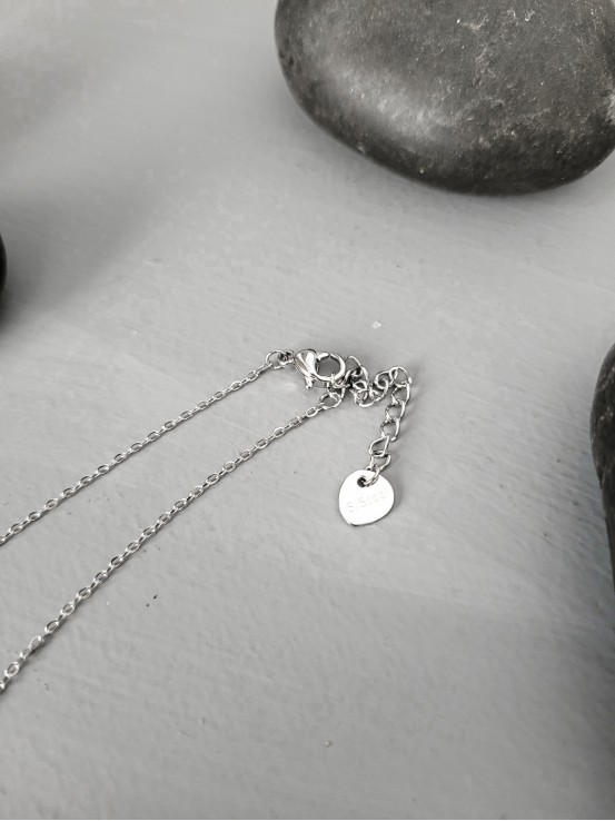 Κολιέ  Κωνσταντινάτο Tear ασημί