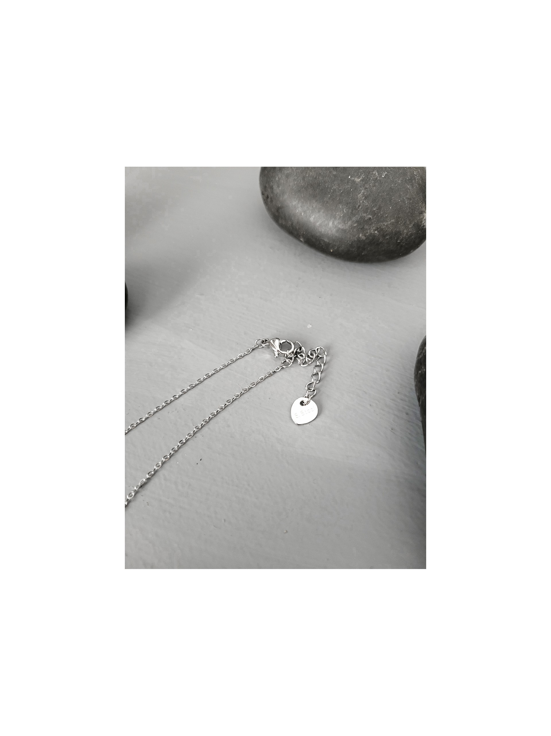 Κολιέ  Κωνσταντινάτο Tear ασημί