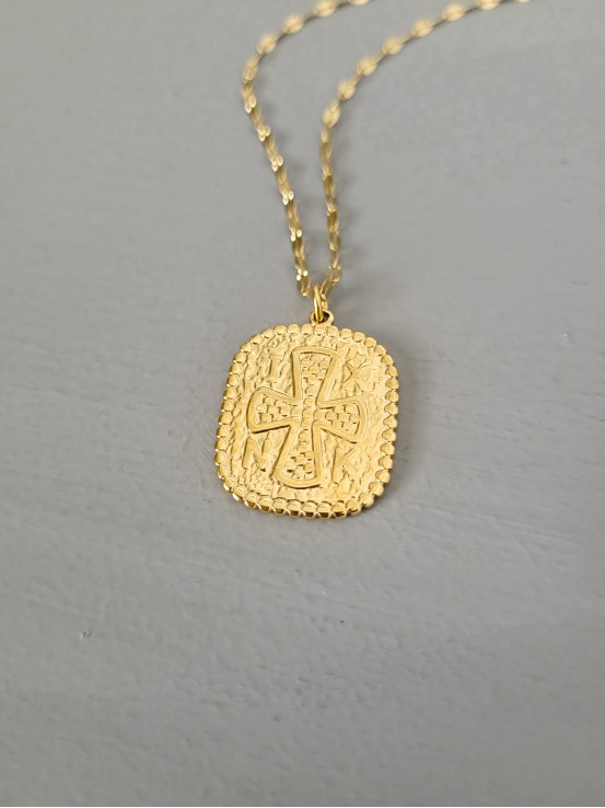 Κολιέ Κωνσταντινάτο cross χρυσό