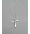 Κολιέ σταυρός specific ασημί