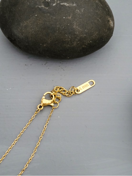 Κολιέ big Festos χρυσό