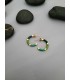 Σκουλαρίκια  enamel metal green