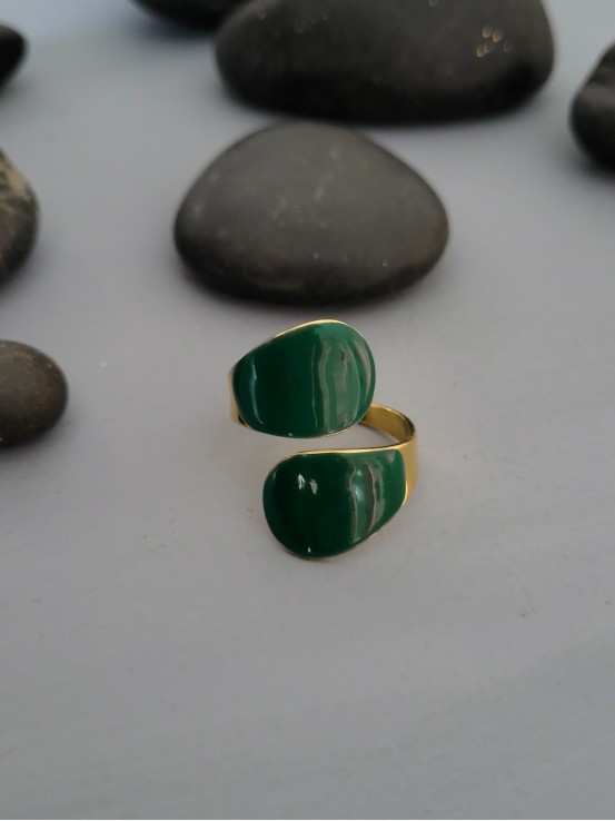 Δαχτυλίδι Double Smalto