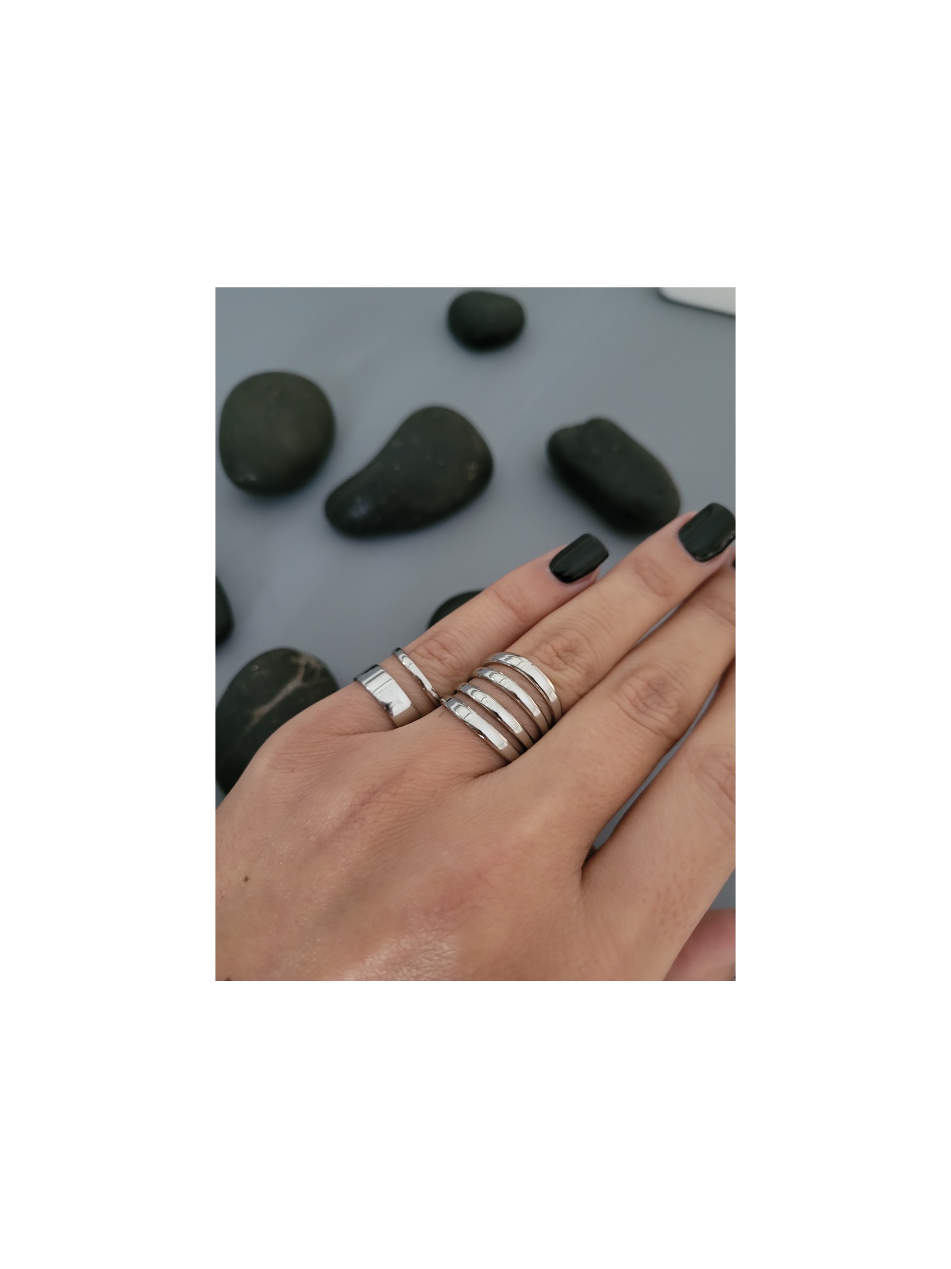 Δαχτυλίδι Simple Rock