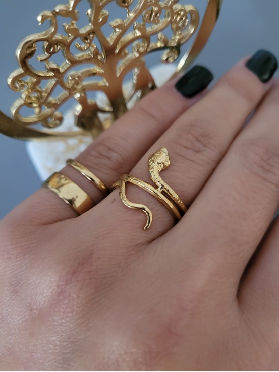 Δαχτυλίδι Snake Happy
