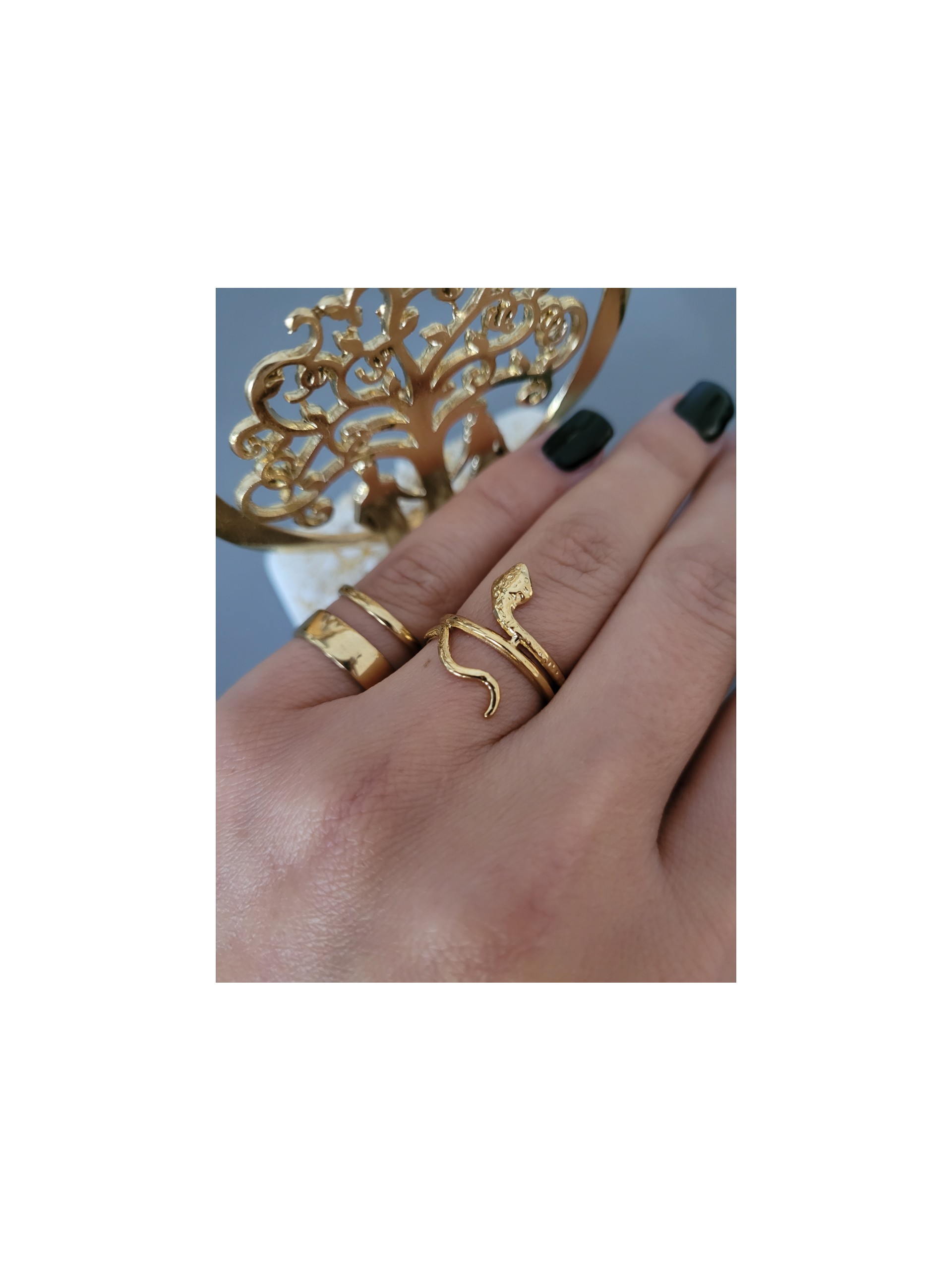 Δαχτυλίδι Snake Happy