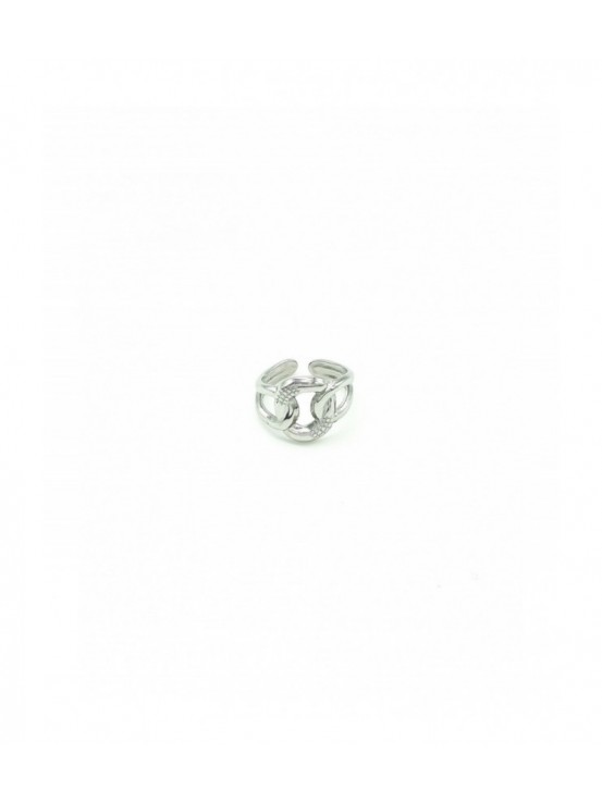 Δαχτυλίδι big chain  ασημί