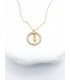Κολιέ G Gold Strass