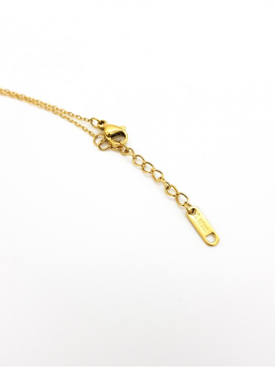 Κολιέ G Gold Strass