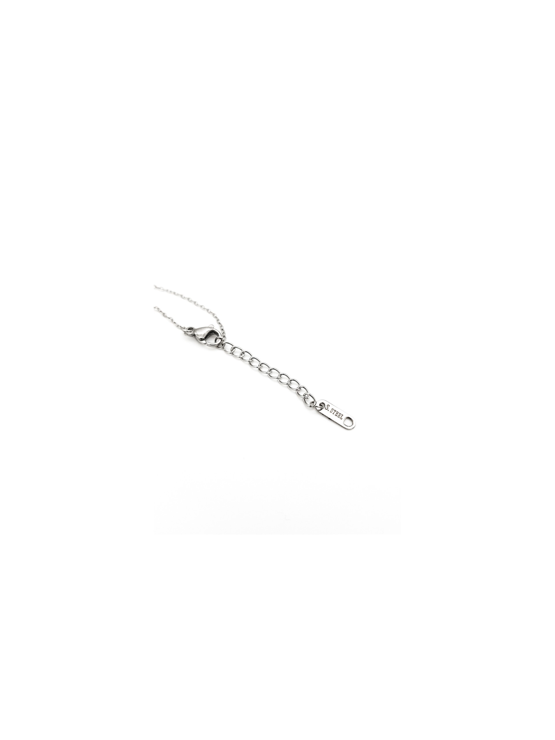 Κολιέ G Silver Strass