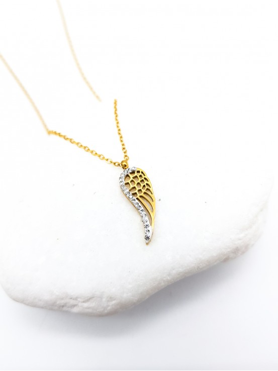 Κολιέ Angel Diamond χρυσό