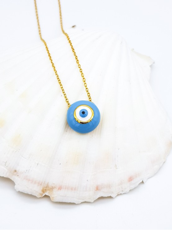 Κολιέ Summer Eye γαλάζιο