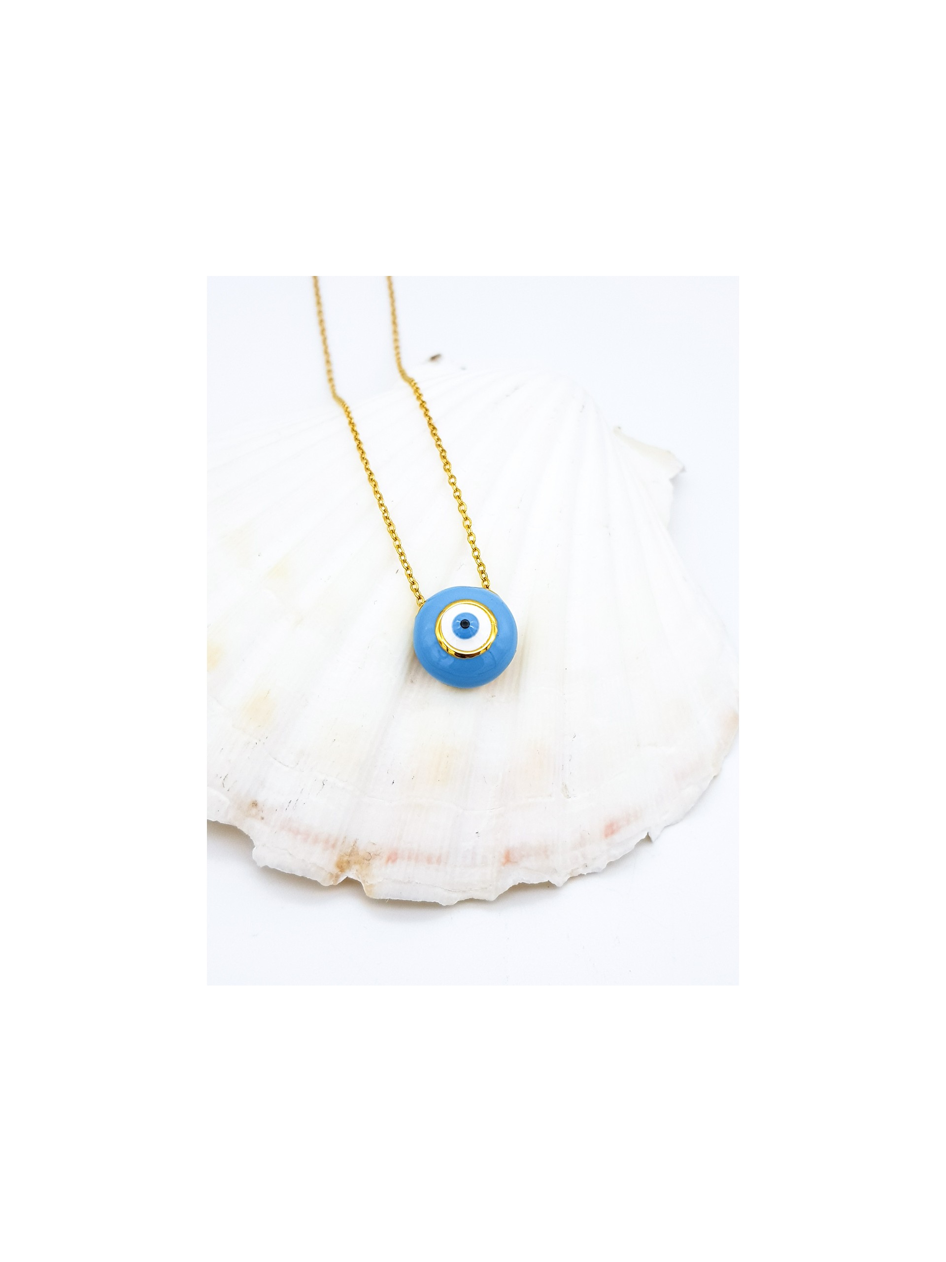 Κολιέ Summer Eye γαλάζιο