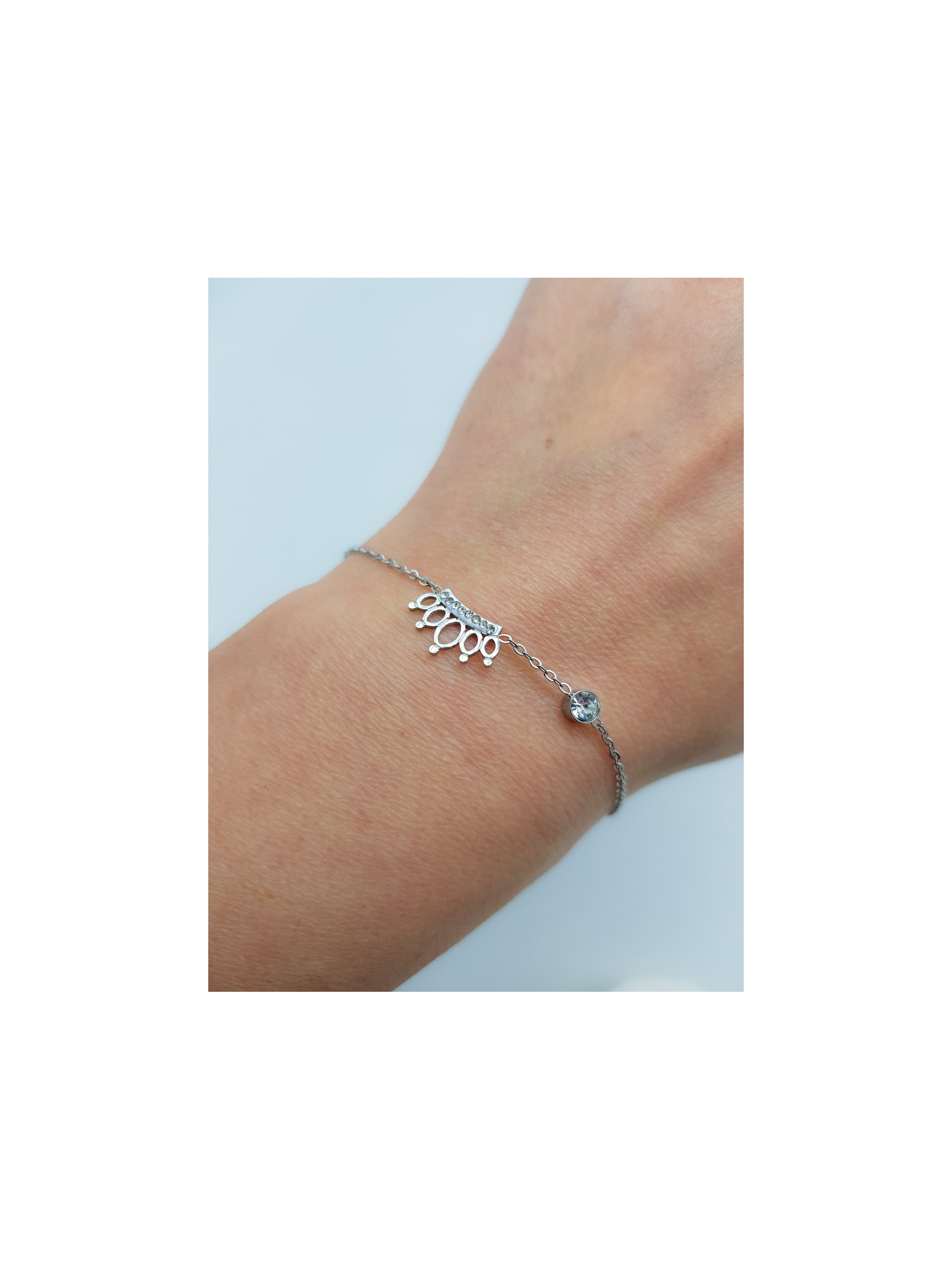 Βραχιόλι  Elizabeth ασημί