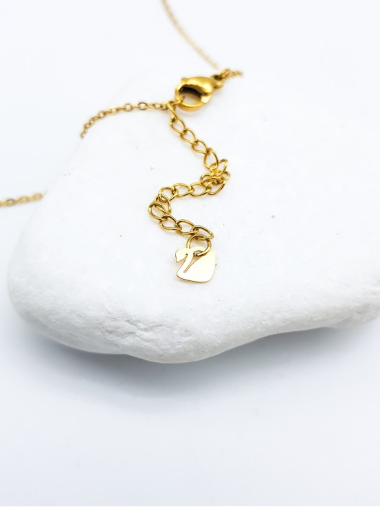 Κολιέ Black Swan χρυσό