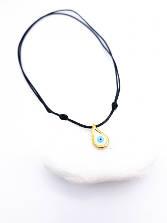 Κολιέ Rock Eye χρυσό