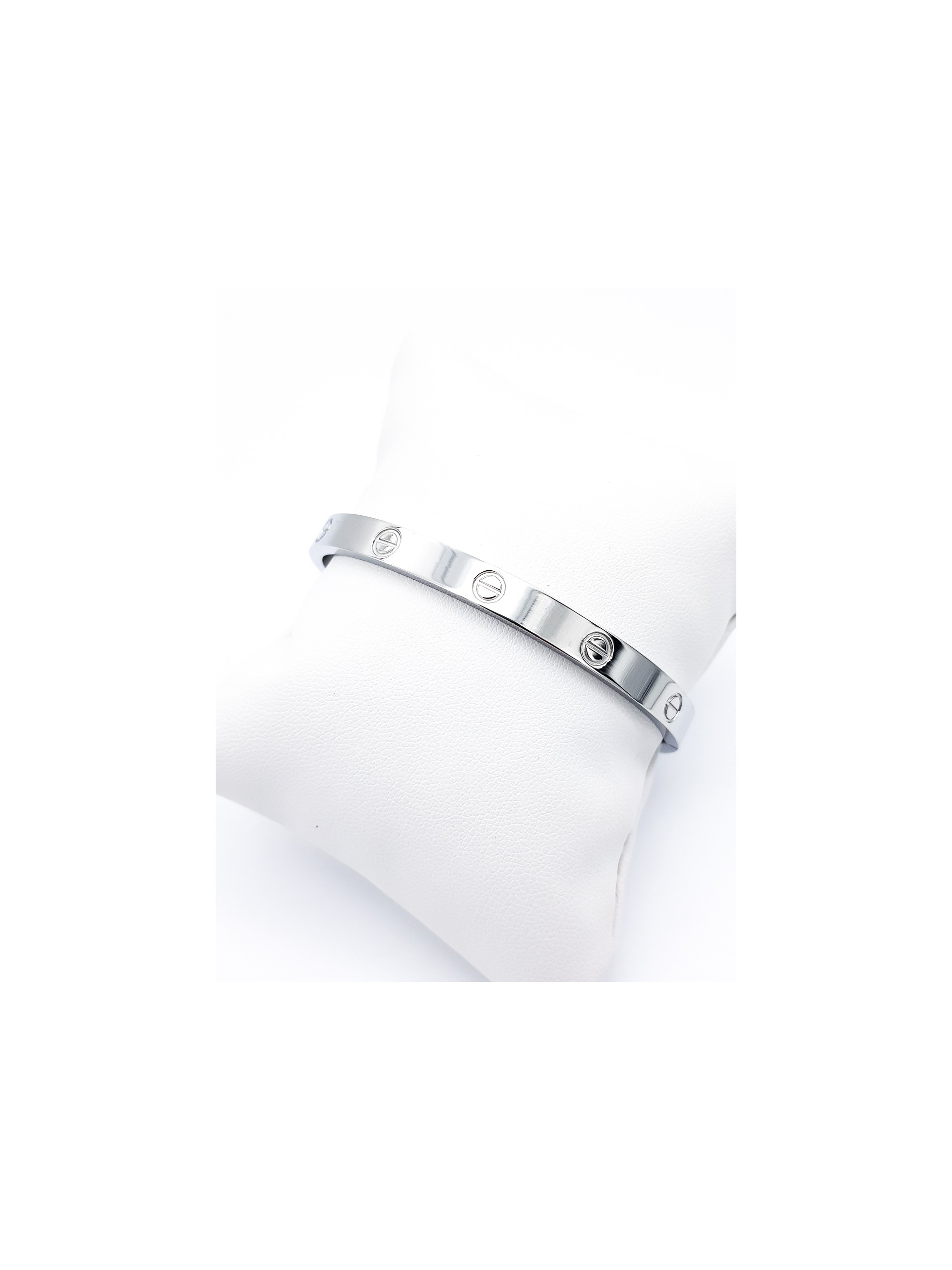 Χειροπέδα Brand Love ασημί