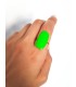 Δαχτυλίδι Oval Color έντονο πράσινο
