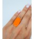 Δαχτυλίδι Oval Color πορτοκαλί
