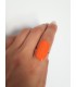 Δαχτυλίδι Oval Color πορτοκαλί