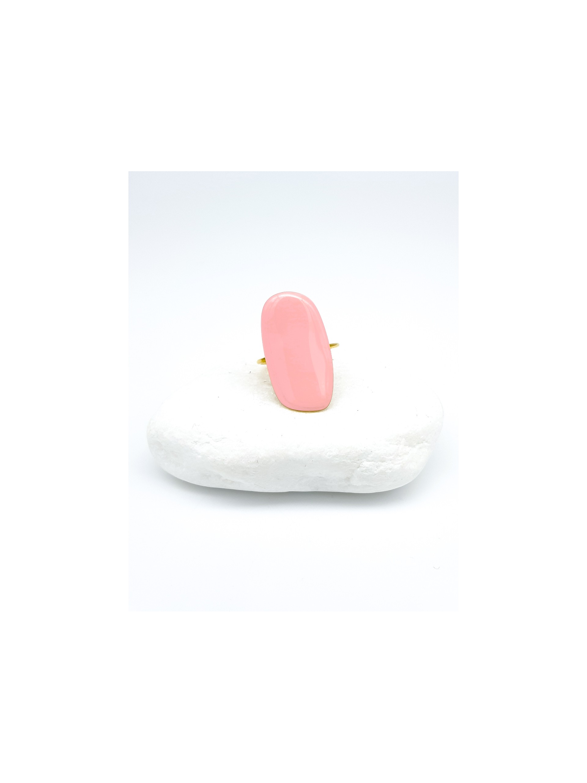 Δαχτυλίδι Oval Color ροζ