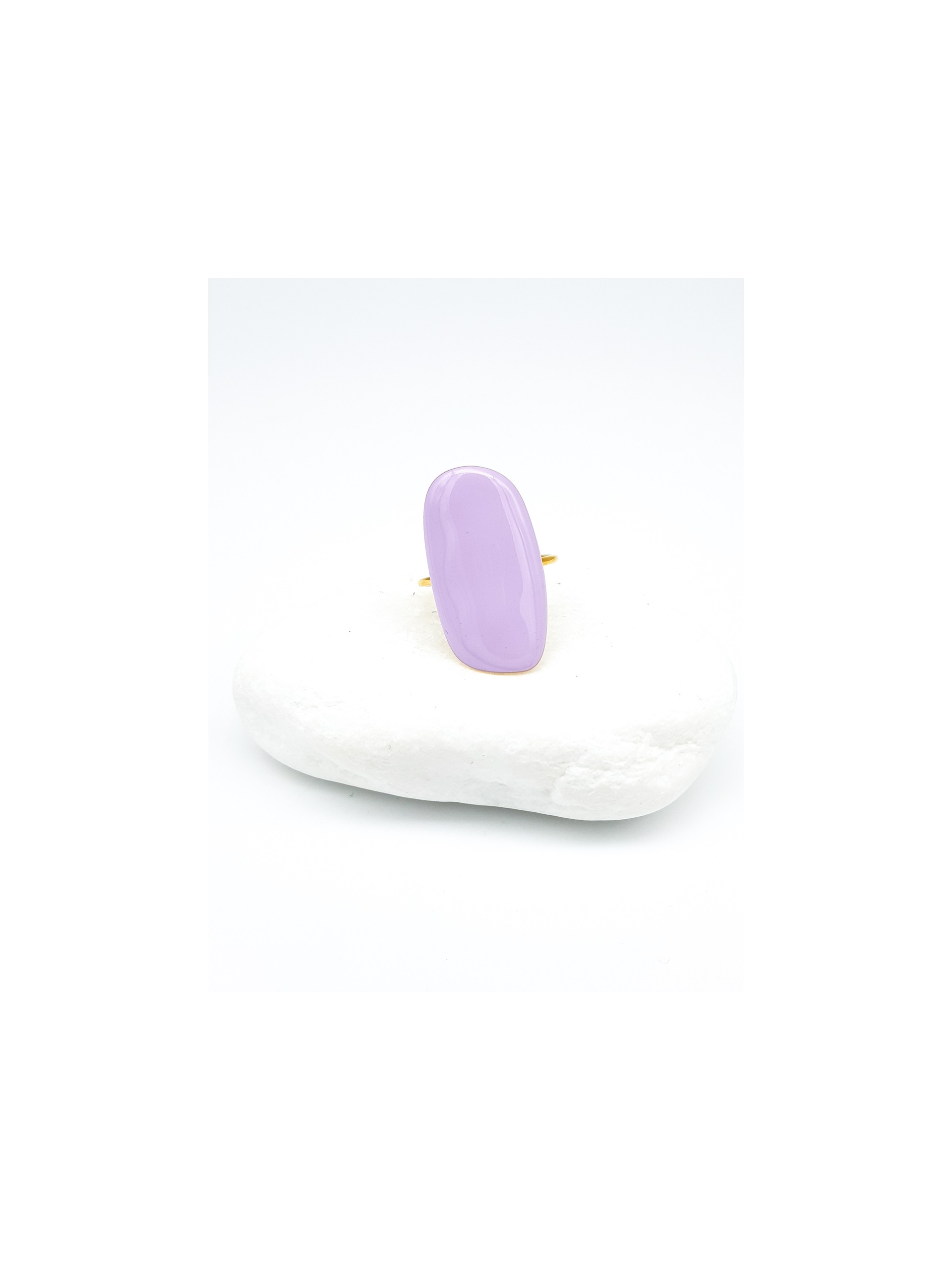 Δαχτυλίδι Oval Color λιλά