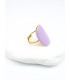 Δαχτυλίδι Oval Color λιλά
