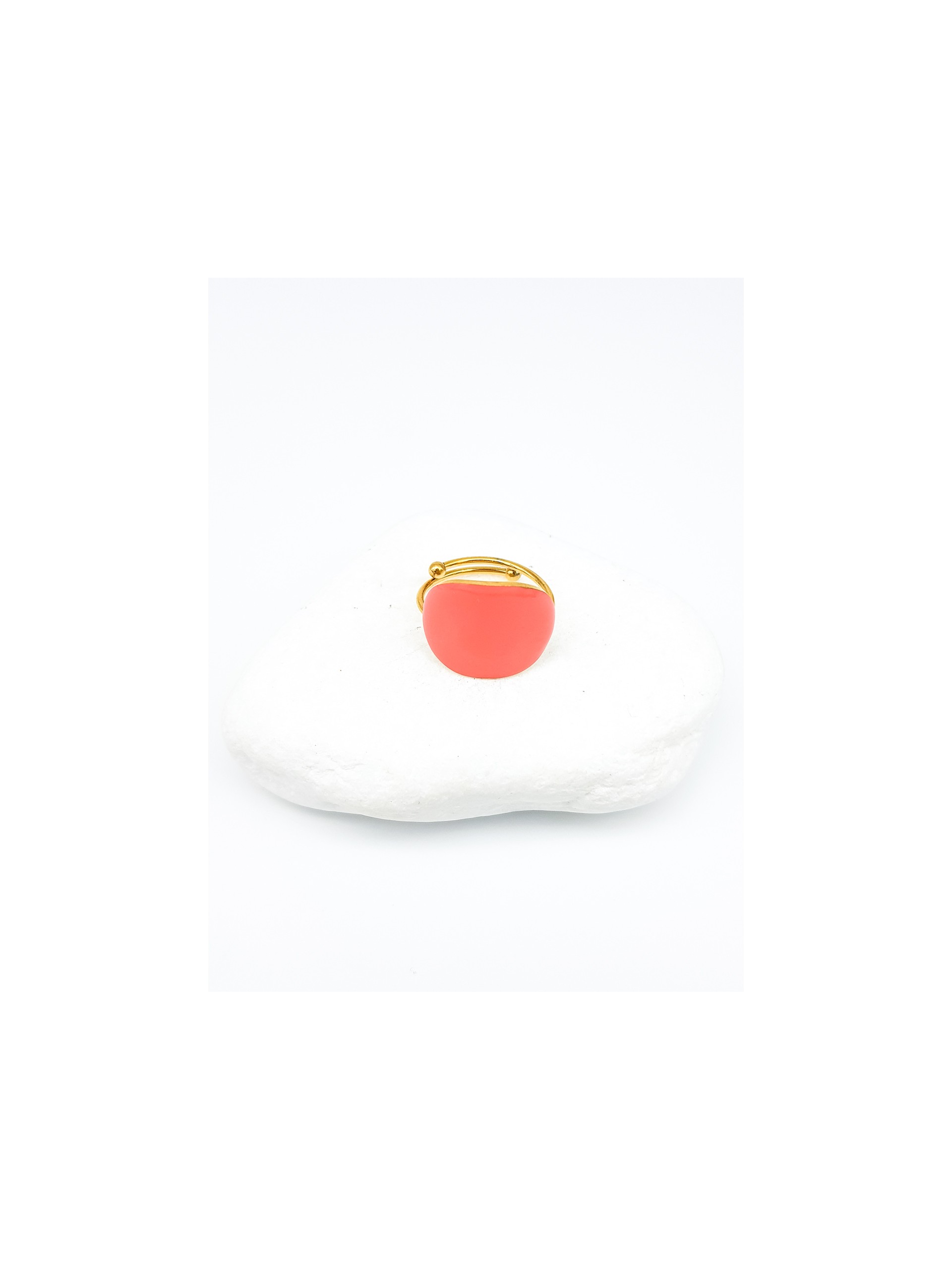 Δαχτυλίδι Mini Color κοραλί
