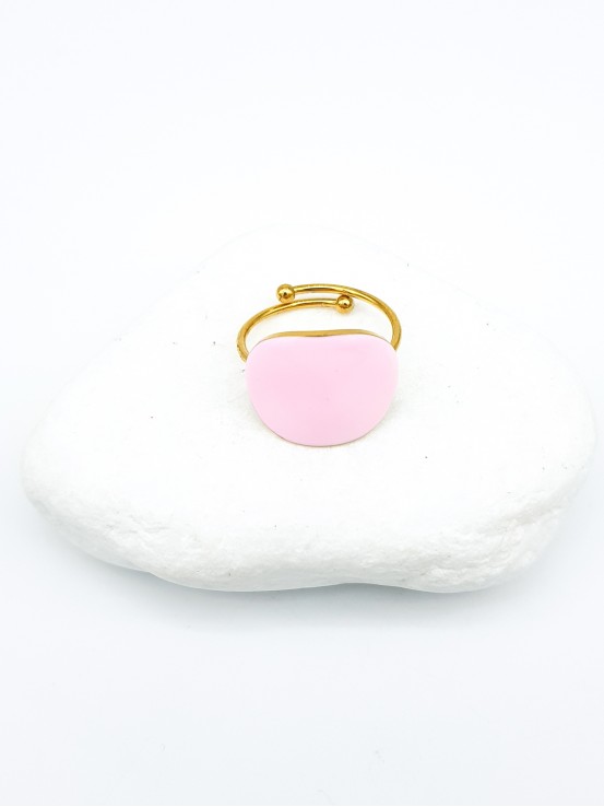 Δαχτυλίδι Mini Color ροζ κουφετί