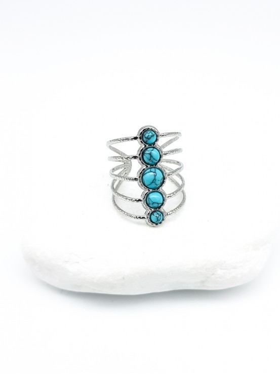 Δαχτυλίδι Beach ασημί