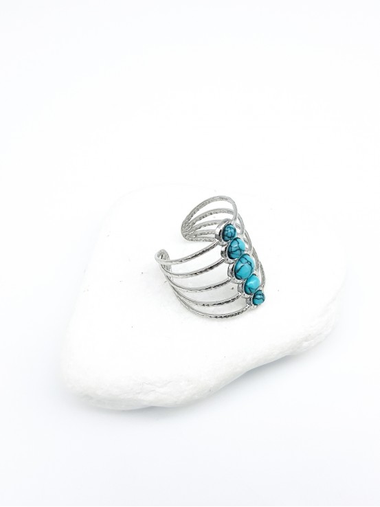 Δαχτυλίδι Beach ασημί