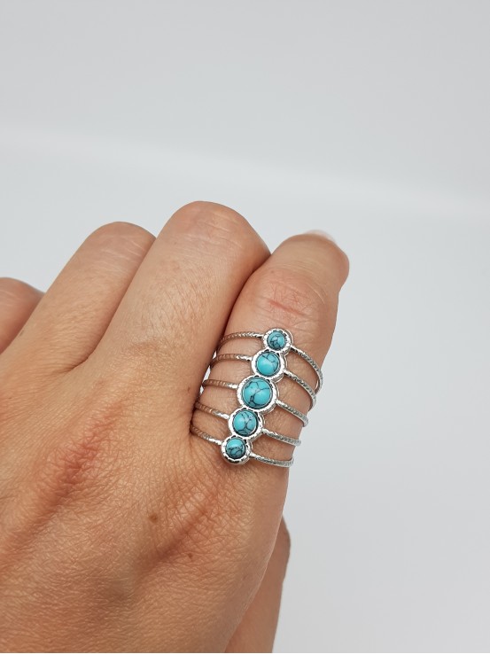 Δαχτυλίδι Beach ασημί