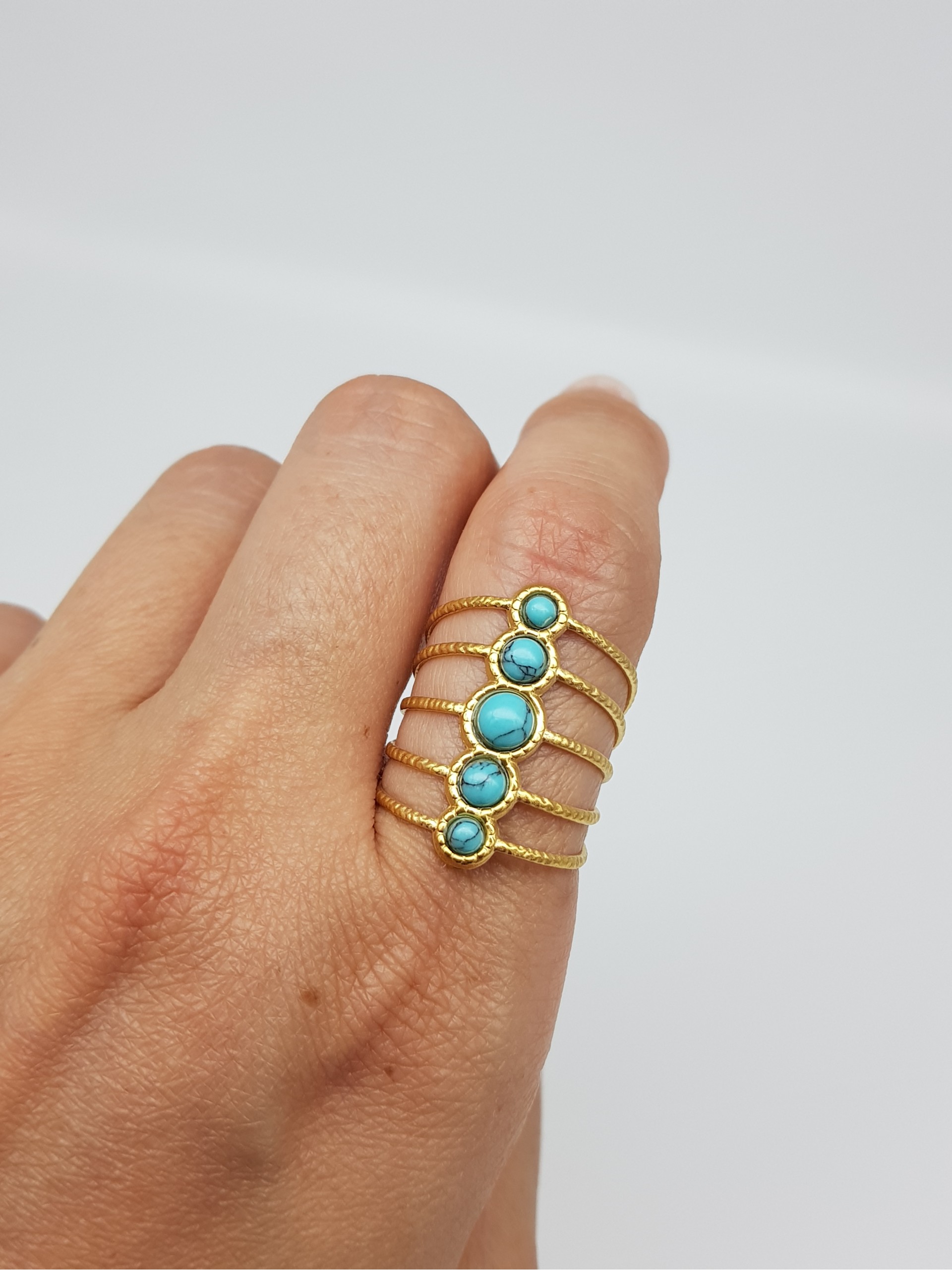 Δαχτυλίδι Beach χρυσό