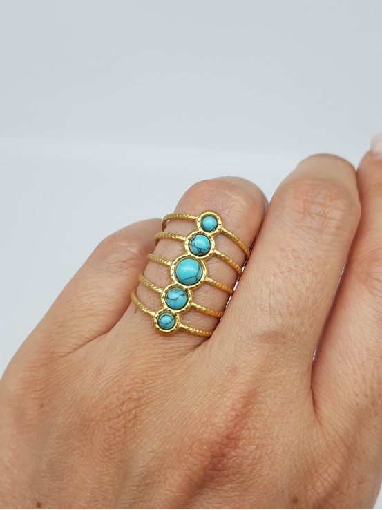 Δαχτυλίδι Beach χρυσό