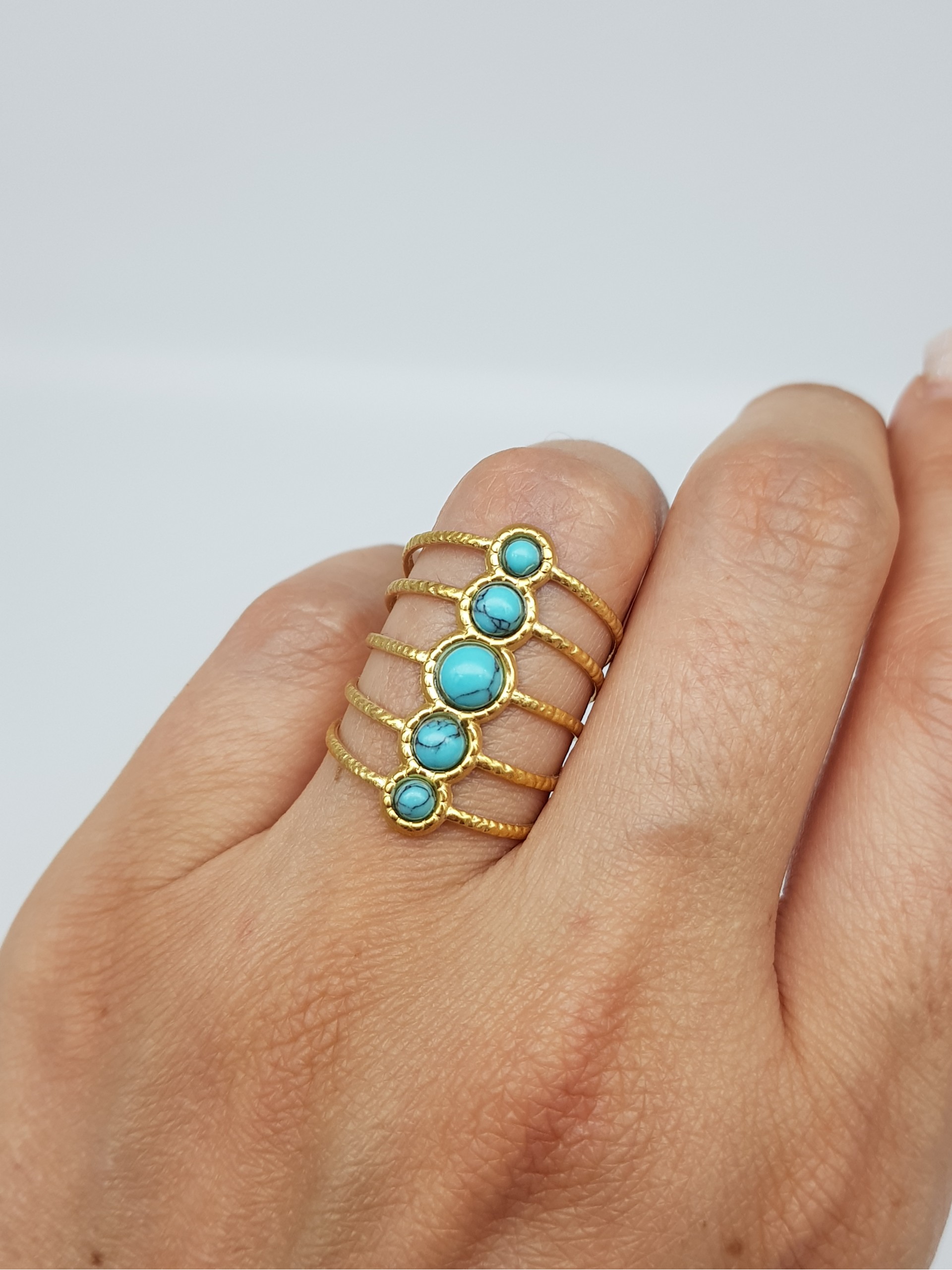 Δαχτυλίδι Beach χρυσό