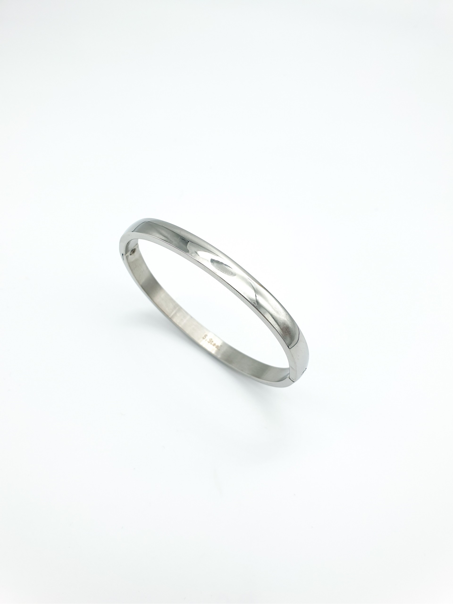 Χειροπέδα simple ασημί